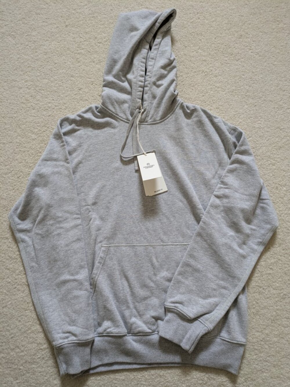 Reigning Champ Midweight Terry Relaxed Pullover Hoodie, XS/S